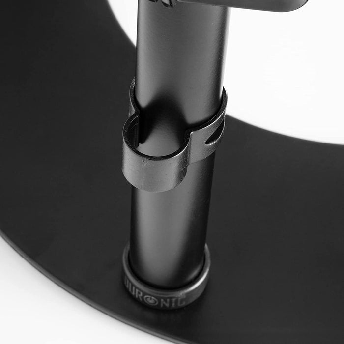 Duronic DM15D2 Support pour 2 écrans sur Socle | Pour Moniteurs de 13 à 27 Pouces | Réglage en Hauteur | Charge maximale de 8 kg par Ecran | VESA 75 100
