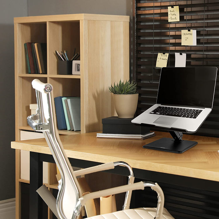 Duronic DML125 Support pour Ordinateur Portable | Hauteur Ajustable | Bras Inclinable | Pour Laptop Tablette Notebook