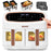 Duronic AF34 WG Set Friteuse à Air avec 1 grand tiroir de 10L et 2 petits tiroirs de 5L inclus | 10 Programmes de Cuisson Préréglés | Sans huile | Fonctions Sync Cook Sync Finish