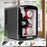 Duronic MFW4 BK Mini réfrigérateur 42W 4 litres Jusqu’à 6 cannettes Congélateur pour snacks boisson lait maternel cosmétique médicament Maintien au chaud Bureau chambre voiture camping bateau