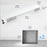 Duronic DD2 WE Planche de 120 cm avec 2 Tiroirs pour Bureau | Compatible avec Plateaux TT120 TT140 TT160 de Duronic | Structure réglable en Hauteur Vendue séparément TM51 ou TM61 | Blanc | MDF