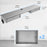 Duronic DD3 GY Planche de 120 cm avec 2 Tiroirs pour Bureau | Compatible avec Plateaux TT120 TT140 TT160 de Duronic | Structure réglable en Hauteur Vendue séparément TM51 ou TM61 | Gris | MDF
