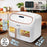 Duronic AF14 WG Friteuse à Air avec 1 grand tiroir de 10L inclus Air fryer avec 10 Programmes de Cuisson Préréglés Sans huile Gâteaux Poulet Rôtir Frites Déshydrater Réchauffer