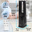 Duronic FN72 BK Ventilateur colonne 60W Aérateur avec 3 vitesses Minuterie 1 à 12 heures Oscillation à 70° Mode nuit Télécommande incluse avec 5 mètres de portée