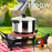 Duronic HP1 BK Plaque de cuisson chauffante électrique avec foyer en fonte de 20 cm | 1500W | Compacte et mobile | Poignées ergonomiques | Thermostat | Cuisinière pour camping, camping-car, caravane