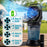 Duronic FM6 BK Ventilateur de brume rechargeable Réservoir d’eau 2 litres 4 vitesse Télécommande incluse Lumières LED Lampe torche d’urgence Ventilateur portable extérieur camping pique-nique