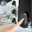 Duronic FN12 BK Ventilateur mural 50W Aérateur de 12 pouces 3 vitesses Minuterie Oscillation à 60° Télécommande incluse avec 5 mètres de portée Volume sonore 50,4 dB Montage facile