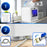 Duronic DW5 WE Lave-vaisselle de table 950W lave vaisselle posable portable compact gain de place pour petite cuisine 7 programmes de lavage séchage efficace pratique