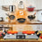 Duronic HP2 SS Plaque de cuisson chauffante électrique avec double foyer en fonte de 20 et 15 cm| 2500W | Compacte et mobile | Poignées ergonomiques | Thermostat | Camping, Camping-car, caravane