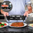 Duronic HP1 BK Plaque de cuisson chauffante électrique avec foyer en fonte de 20 cm | 1500W | Compacte et mobile | Poignées ergonomiques | Thermostat | Cuisinière pour camping, camping-car, caravane