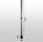 Duronic DMT100 POLE Potence 100 cm pour Supports d'Ecrans de Duronic | Compatible avec toutes les Gammes de Supports Duronic | Pince standard incluse pour un Bureau de 0.5 à 6.8 cm d'épaisseur