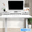 Duronic DD1 WE Plateau avec 2 Tiroirs pour Bureau Assis Debout de 120 cm Compatible avec la plupart des Structures Assis Debout Idéal pour Poste de travail à domicile ou bureau