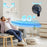 Duronic FN12 BK Ventilateur mural 50W Aérateur de 12 pouces 3 vitesses Minuterie Oscillation à 60° Télécommande incluse avec 5 mètres de portée Volume sonore 50,4 dB Montage facile