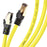 Duronic Câble Ethernet CAT8 YW 1M 2Ghz 2000MHz Vitesse 40Gbps S/FTP Câbles réseaux LAN internet network RJ45 blindés Haute Bande passante et transmission des données rapides Connecteurs or