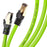 Duronic Câble Ethernet CAT8 GN 0,5M 2Ghz 2000MHz Vitesse 40Gbps S/FTP Câbles réseaux LAN internet network RJ45 blindés Haute Bande passante et transmission des données rapides Connecteurs or