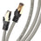 Duronic Câble Ethernet CAT8 GY 10M 2Ghz 2000MHz Vitesse 40Gbps S/FTP Câbles réseaux LAN internet network RJ45 blindés Haute Bande passante et transmission des données rapides Connecteurs or