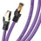 Duronic Câble Ethernet CAT8 PE 0,5M 2Ghz 2000MHz Vitesse 40Gbps S/FTP Câbles réseaux LAN internet network RJ45 blindés Haute Bande passante et transmission des données rapides Connecteurs or