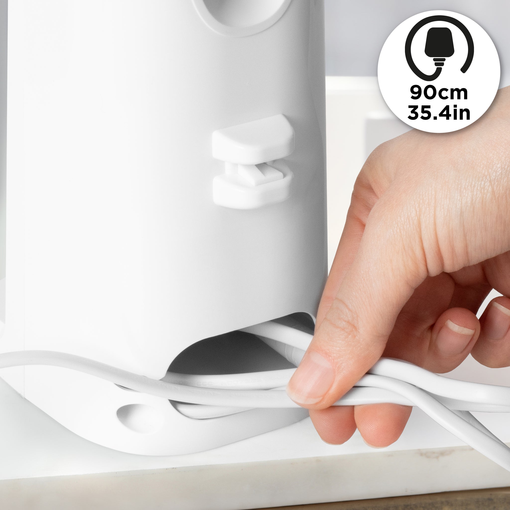 Duronic CO40 WE Ouvre-boîte électrique 50W Ouvre boîtes de conserve automatique Aiguiseur de couteaux Décapsuleur pour bouteille Permet de retirer les capsules des bouteilles et cannettes