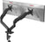 Duronic DM6A2 Bras pour 2 Ecrans d’Ordinateur Support pour Moniteurs d’écran de 13 à 32 Pouces VESA 75 100 Charge maximale de 9 kg Rotation 360° Bras avec Ressort à gaz