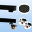 Duronic SFPS Parts Set d'Accessoires pour Ecran de Projection SFPS Trépied Crochets Vis Corde et Sac de Transport pour Utilisation Polyvalente et Mobile