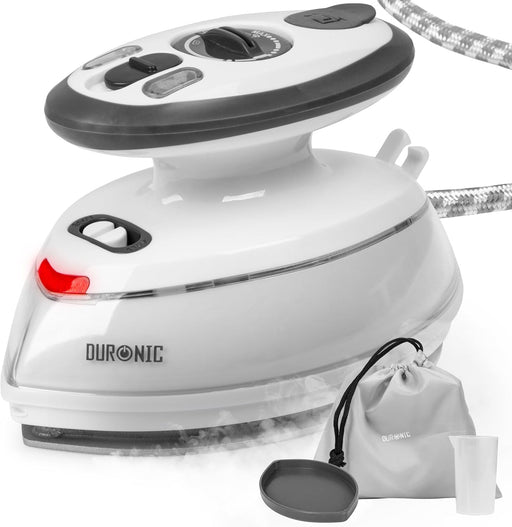 Duronic SI3 WE Fer à repasser à vapeur de voyage 400W Léger et compact 495g Idéal pour les déplacements Convient pour crafts et patchworks Accessoires inclus