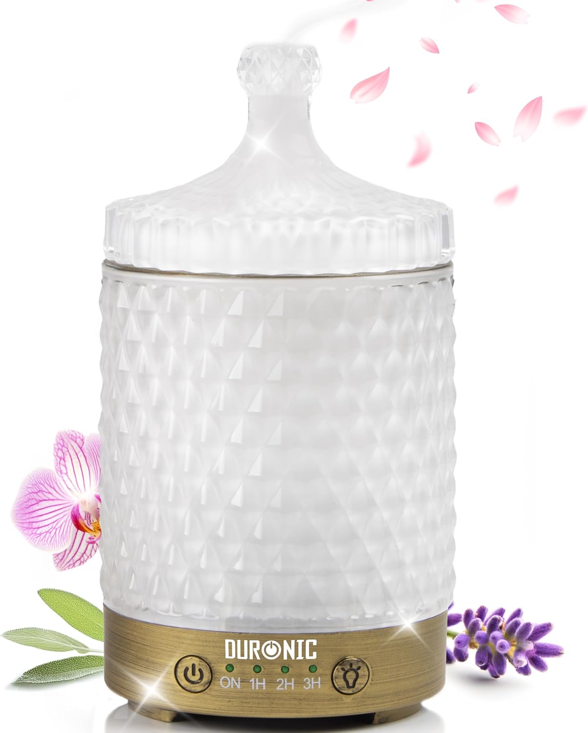 Duronic AD31 Diffuseur d’Arômes Brumisateur d’Huiles essentielles Purificateur d’air Naturel Humidificateur Aromathérapie Maison Bien être Relaxation détente apaisant Parfum