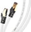 Duronic Câble Ethernet CAT8 WE 15M 2Ghz 2000MHz Vitesse 40Gbps S/FTP Câbles réseaux LAN internet network RJ45 blindés Haute Bande passante et transmission des données rapides Connecteurs or