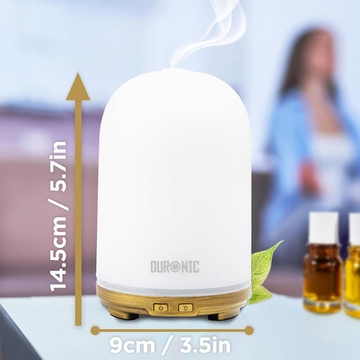 Duronic AD11 Diffuseur d’Arômes Brumisateur d’Huiles essentielles Purificateur d’air Naturel Humidificateur Aromathérapie Maison Bien être Relaxation détente apaisant Parfum