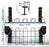 Duronic CMH2 Support de Gestion des Câbles à placer sous un Bureau Tiroir pour rangement et organisation des câbles et fils pour Installation Bureautique