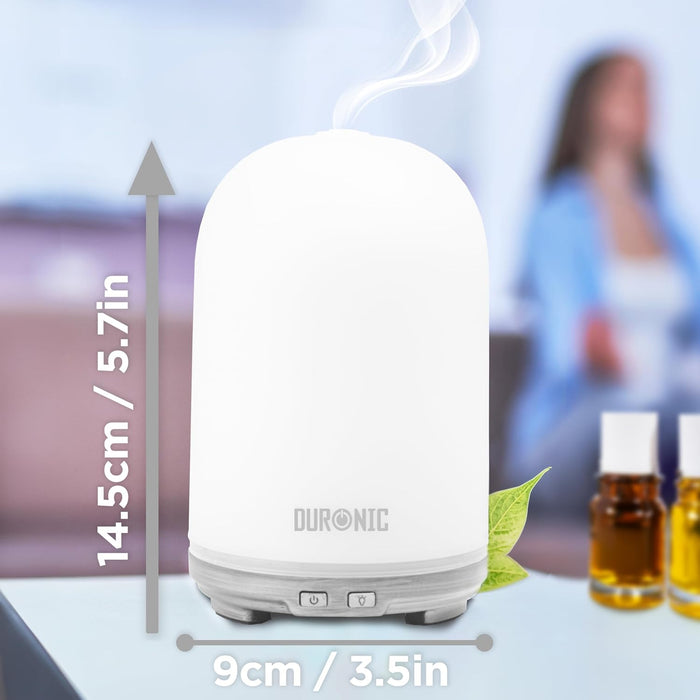 Duronic AD13 Diffuseur d’Arômes Brumisateur d’Huiles essentielles Purificateur d’air Naturel Humidificateur Aromathérapie Maison Bien être Relaxation détente apaisant Parfum