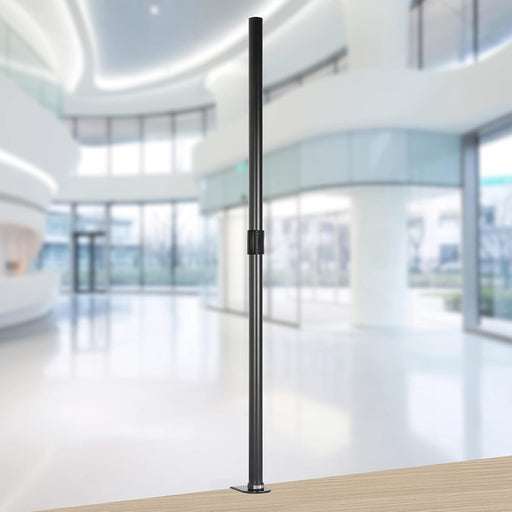 Duronic DMT100 POLE Potence 100 cm pour Supports d'Ecrans de Duronic | Compatible avec toutes les Gammes de Supports Duronic | Pince standard incluse pour un Bureau de 0.5 à 6.8 cm d'épaisseur