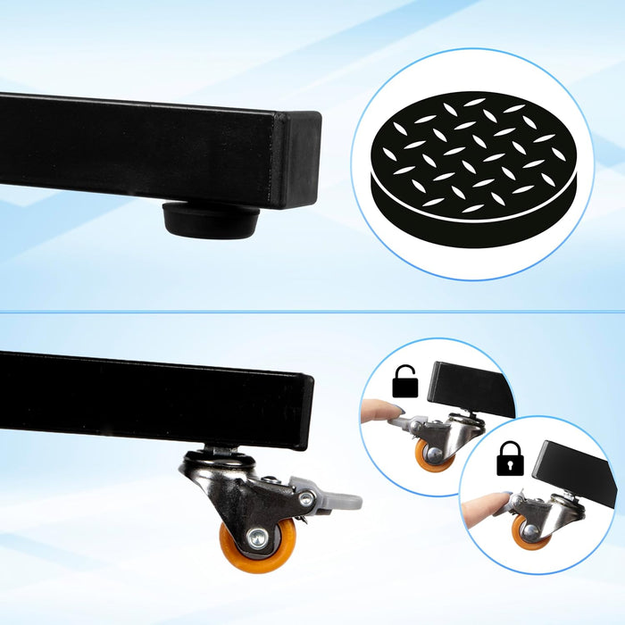 Duronic BD-SFPS120 16:9 Ecran de Projection vidéoprojecteur 120 Pouces Toile de Projection écran Home 4K Full HD 3D Cinema soirée cinéma Bureaux Conférence Classe école Montage Mural trépied