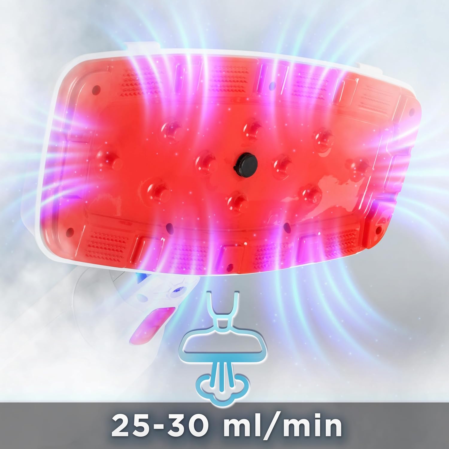 Duronic STM15 WE Balai nettoyeur vapeur de 1500W Réservoir de 500 ml Température maximale de 100°C Nettoyage sol dur carrelage tapis Nettoie sans produits chimiques