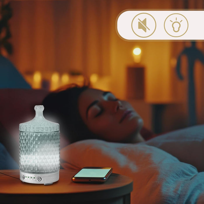 Duronic AD33 Diffuseur d’Arômes Brumisateur d’Huiles essentielles Purificateur d’air Naturel Humidificateur Aromathérapie Maison Bien être Relaxation détente apaisant Parfum