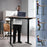 Duronic CD140 BO Bureau Assis-Debout électrique Complet avec Plateau de 140 cm Hauteur Ajustable de 72 à 118 cm Charge maximale de 70 kg Poste Travail Assis Debout Domicile télétravail Bureau
