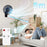 Duronic FN12 BK Ventilateur mural 50W Aérateur de 12 pouces 3 vitesses Minuterie Oscillation à 60° Télécommande incluse avec 5 mètres de portée Volume sonore 50,4 dB Montage facile