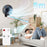 Duronic FN42 BK Ventilateur mural 50W Aérateur de 16 pouces 3 vitesses Minuterie Oscillation à 60° Télécommande incluse avec 5 mètres de portée Volume sonore 52,8 dB Montage facile