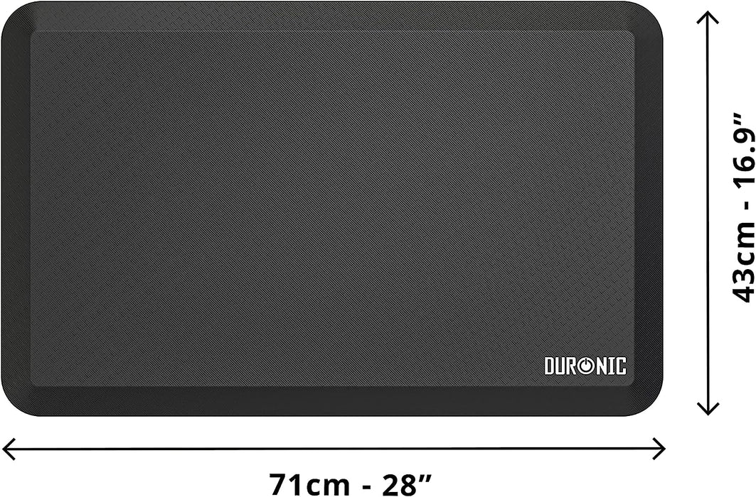 Duronic DM-MAT2 Tapis Anti-Fatigue coussiné ergonomique | Support de 71 x 43 cm | Idéal pour Travailler Debout et soulager douleurs au Niveau des Pieds des Jambes des Hanches et du Dos