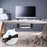 Duronic CMH2 Support de Gestion des Câbles à placer sous un Bureau Tiroir pour rangement et organisation des câbles et fils pour Installation Bureautique