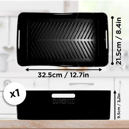 Duronic AFL1 Moule en silicone Plat Réutilisable Accessoire pour Friteuse à air Air Fryer Insert en silicone antiadhésif compatible AF34 AF24 ou autres airfryers