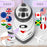 Duronic SI3 WE Fer à repasser à vapeur de voyage 400W Léger et compact 495g Idéal pour les déplacements Convient pour crafts et patchworks Accessoires inclus