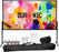 Duronic BD-SFPS100 16:9 Ecran de Projection vidéoprojecteur 100 Pouces Toile de Projection écran Home 4K Full HD 3D Cinema soirée cinéma Bureaux Conférence Classe école Montage Mural trépied