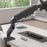 Duronic DM6A1 Bras pour Ecran d’Ordinateur Support pour Moniteur d’écran de 13 à 32 Pouces VESA 75 100 Charge maximale de 9 kg Rotation 360° Bras avec Ressort à gaz
