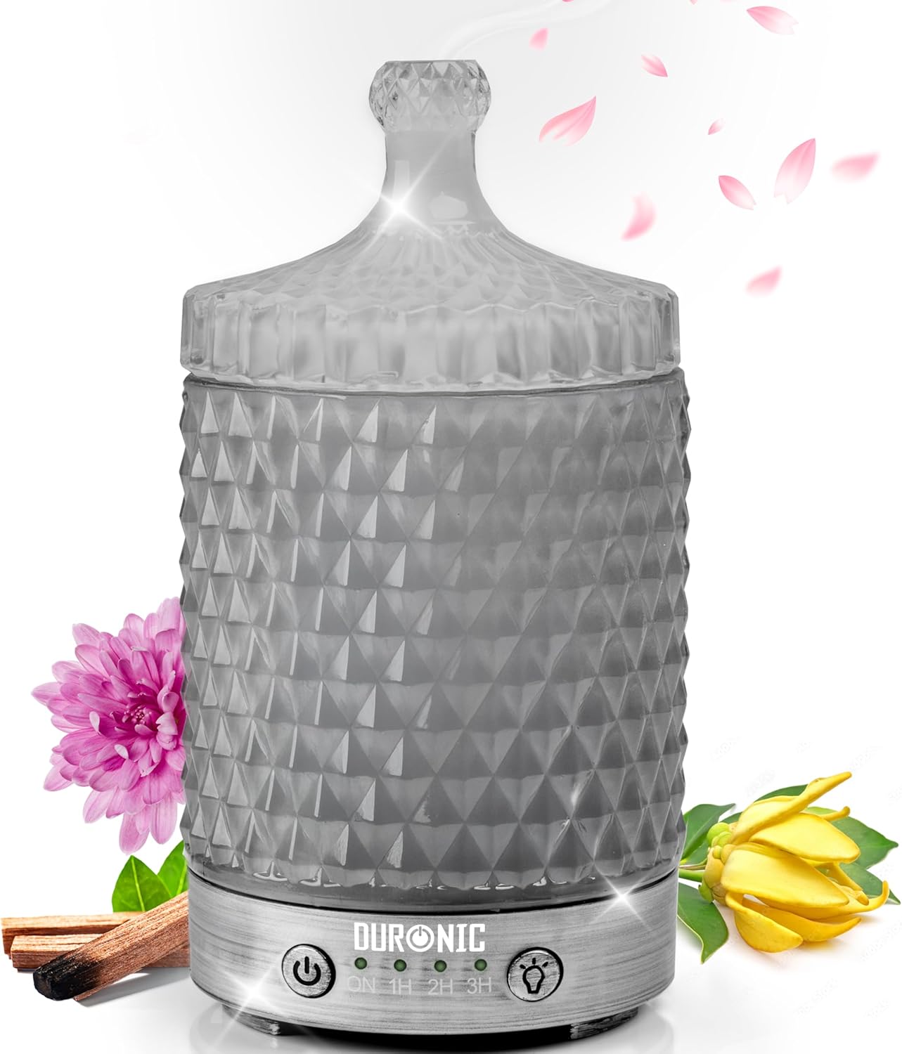 Duronic AD33 Diffuseur d’Arômes Brumisateur d’Huiles essentielles Purificateur d’air Naturel Humidificateur Aromathérapie Maison Bien être Relaxation détente apaisant Parfum