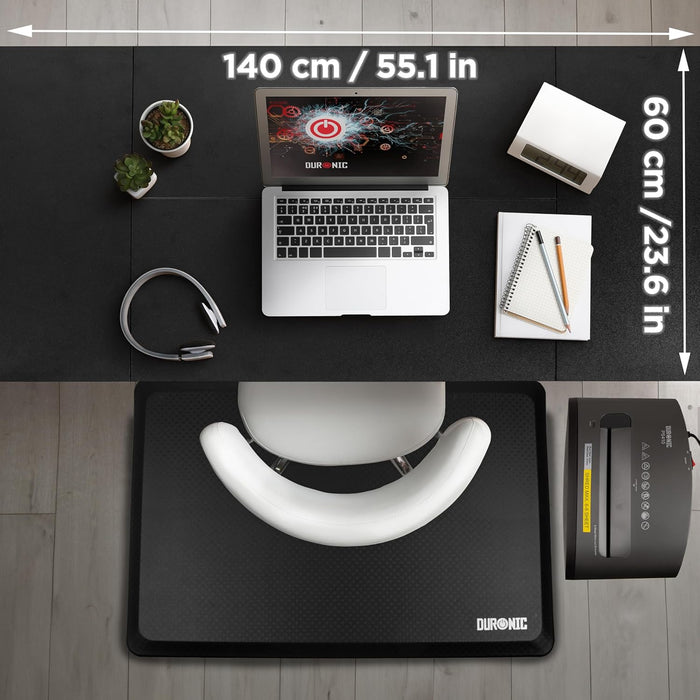 Duronic CD140 WK Bureau Assis-Debout électrique Complet avec Plateau de 140 cm Hauteur Ajustable de 72 à 118 cm Charge maximale de 70 kg Poste Travail Assis Debout Domicile télétravail Bureau