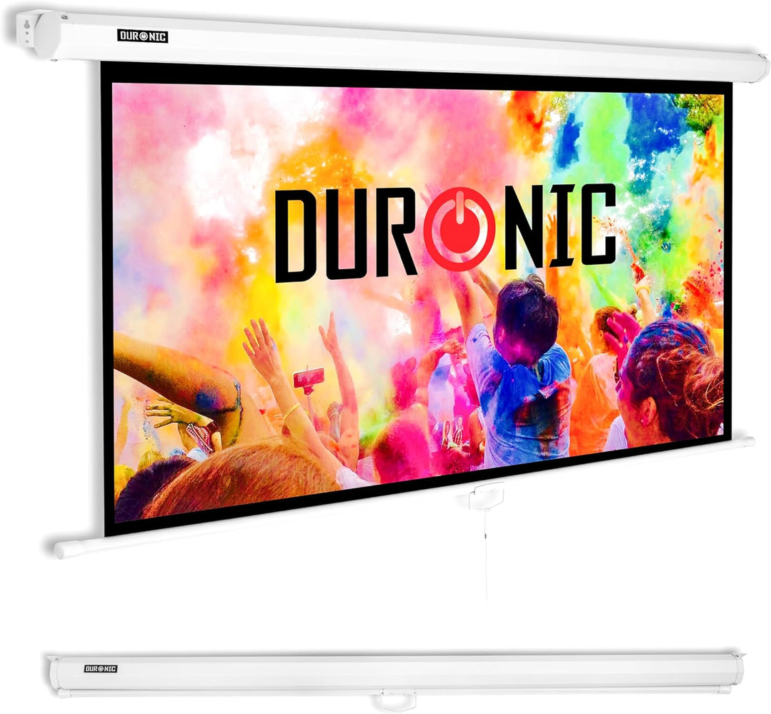 Duronic MPS60 16/9 WE Pantalla Proyección 60 Pulgadas 133x75cm Pared o Techo 1080p 4K 8K Duronic MPS60 16/9 WE Pantalla Proyección 60 Pulgadas 133x75cm Pared o Techo 1080p 4K 8K