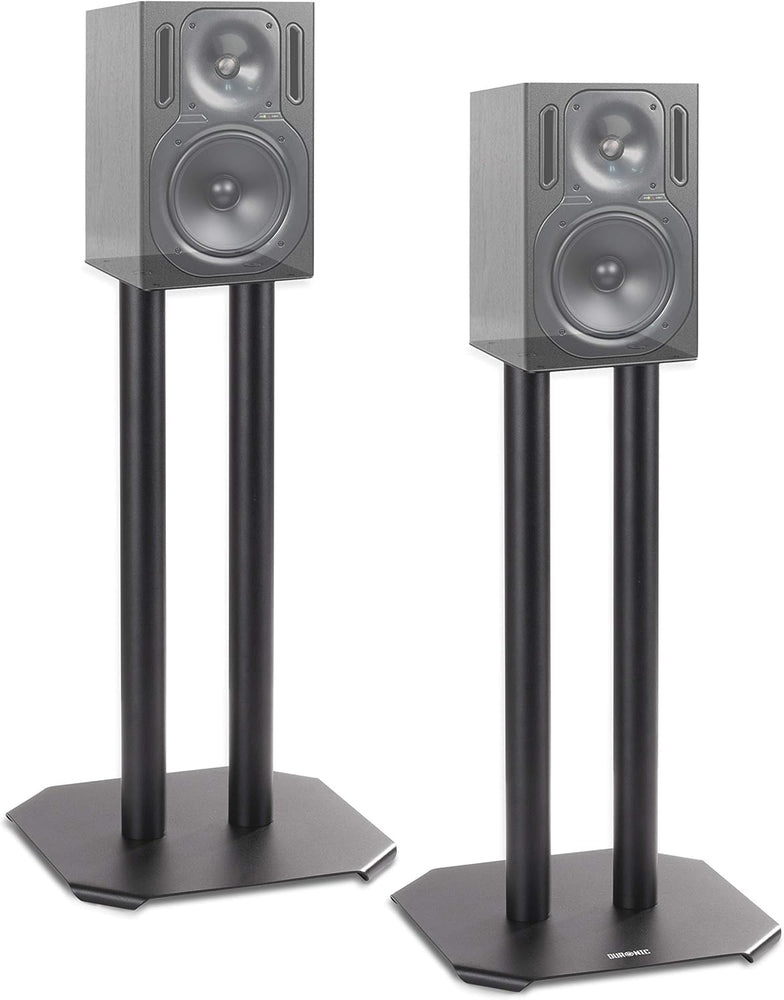 Duronic SPS1022 /40 Paire de Pieds d'Enceintes - 40 cm de Hauteur - Lestable avec du Sable - Cônes pour réduire Vibrations - Compatibilité Universelle Haut-parleurs Hi-FI/Stéréo/Home Cinema 5.1