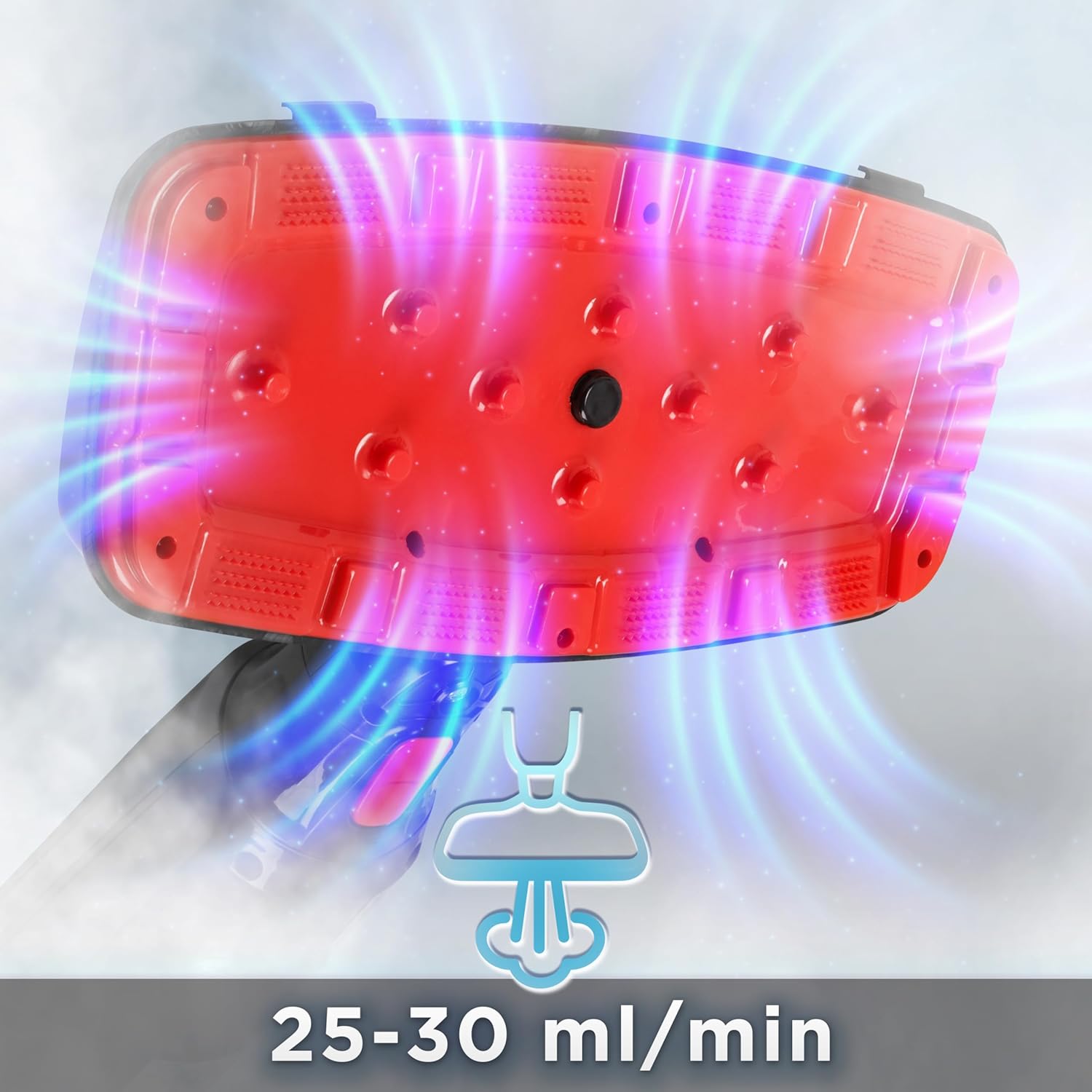 Duronic STM15 BK Balai nettoyeur vapeur de 1500W Réservoir de 500 ml Température maximale de 100°C Nettoyage sol dur carrelage tapis Nettoie sans produits chimiques