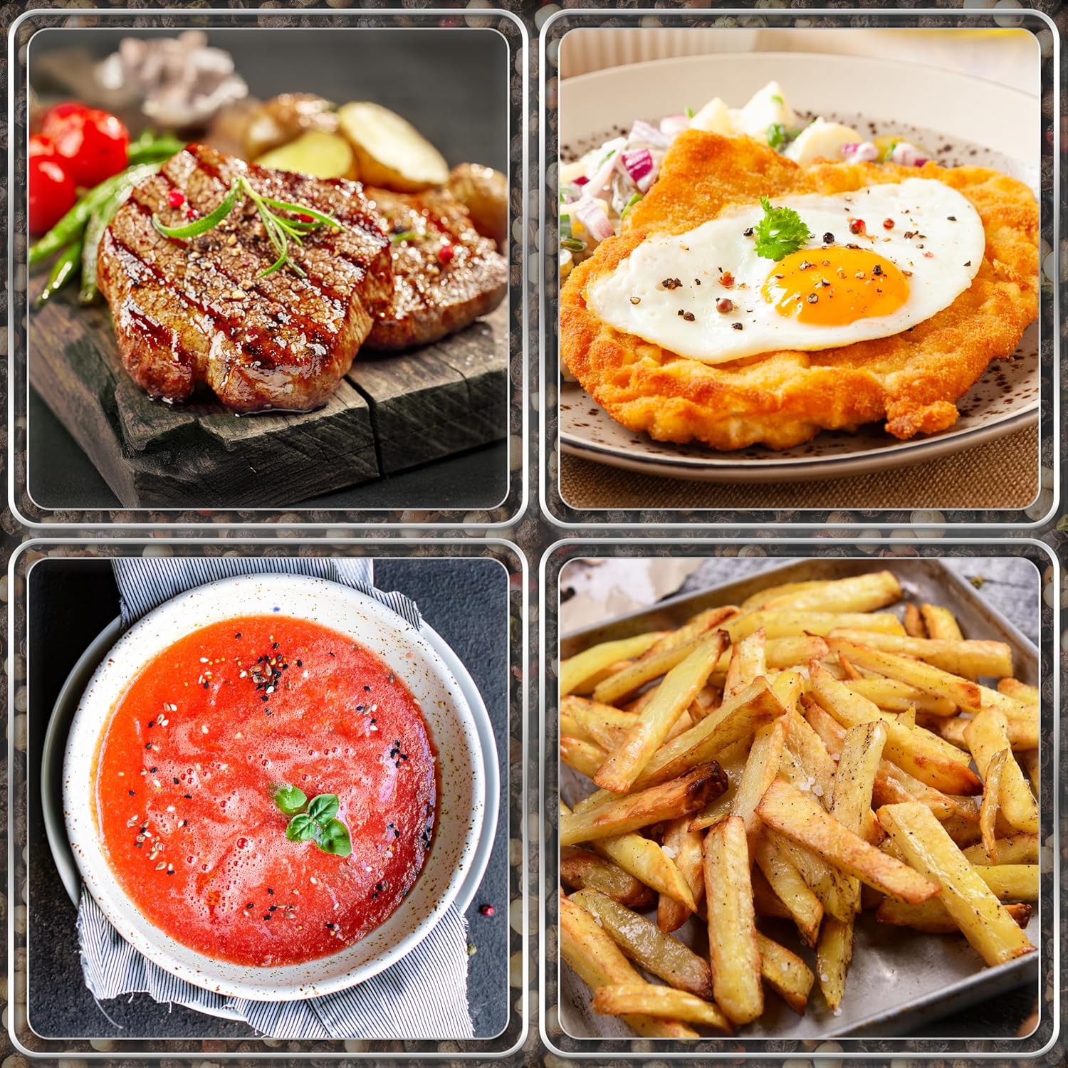 Duronic EMU3 2x Moulins à sel et poivre électriques de 150 ml Broyeur à épices Moulin automatique portable Charge USB-C avec socle