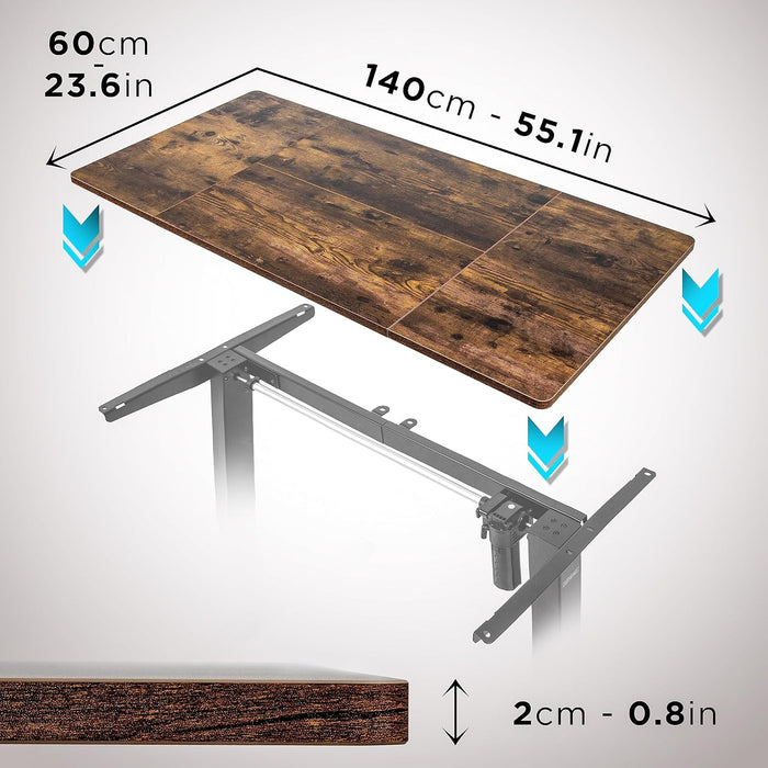 Duronic TT140 WE Plateau Pour Bureau Assis Debout De 140 X 60 X 2 Cm Compatible Avec La Plupart Des Structures Assis Debout Ideal Pour Poste De Travail A Domicile Ou Bureau Duronic TT140 WE Plateau Pour Bureau Assis Debout De 140 X 60 X 2 Cm Compatible Avec La Plupart Des Structures Assis Debout Ideal Pour Poste De Travail A Domicile Ou Bureau